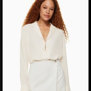 Aritzia Babaton Monocle top in Birch